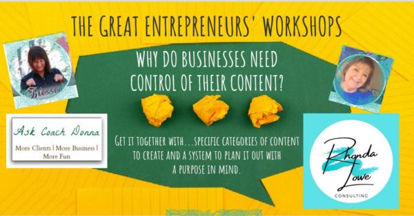 Great Entrepreneurs' Workshop